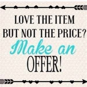 Open to reasonable offers!!